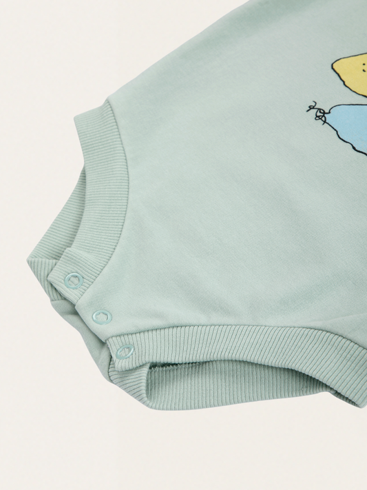 Bawełniane body o kroju bluzy Mush Monster