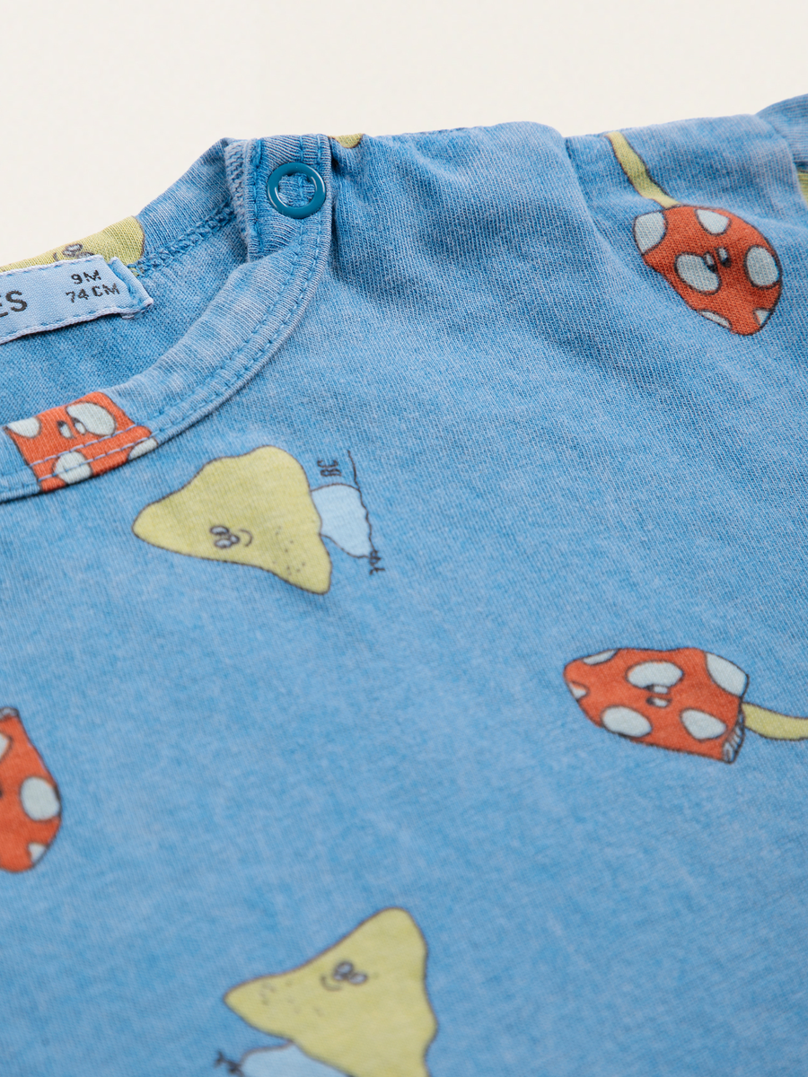 Bawełniany long sleeve Baby Mush Monster Duo all over