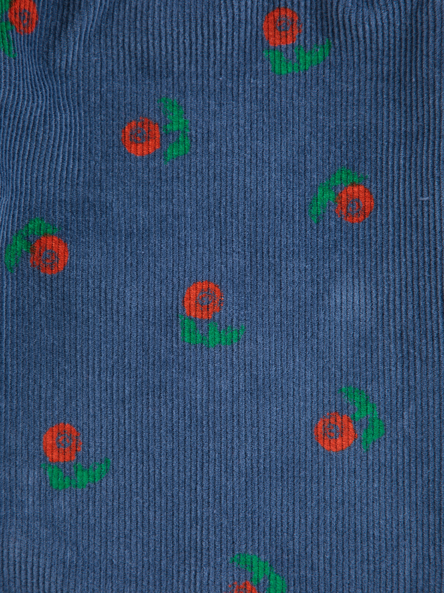 Denimowe sztruksy Baby Stamp Bloom all over
