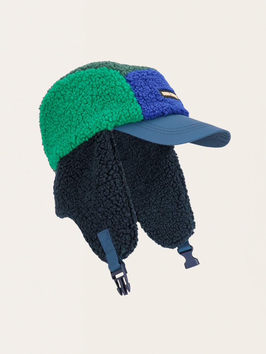 Ocieplana czapka pilotka Kids Bobo Choses Color Block