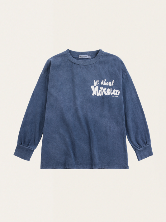 Bawełniany long sleeve Kids All About Monsters