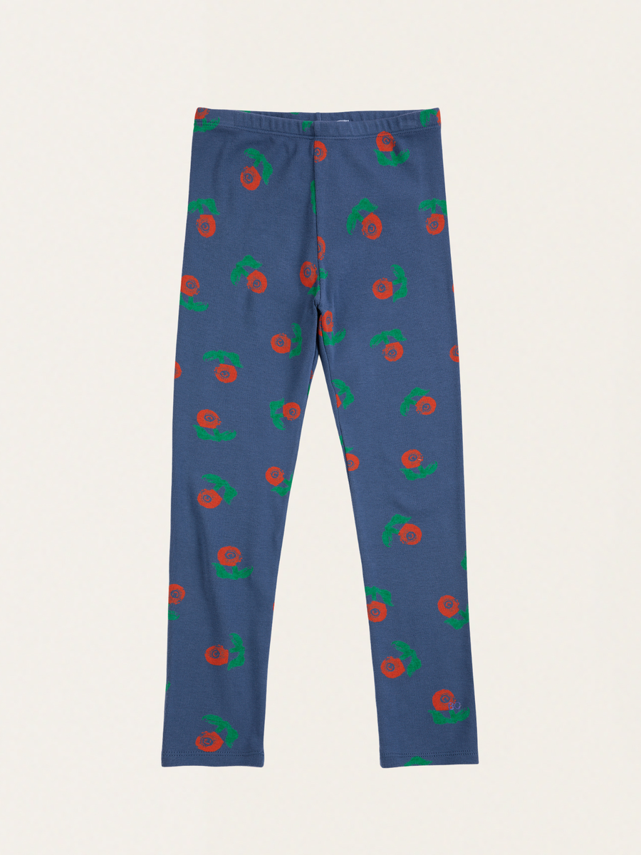 Prążkowane legginsy Kids Stamp Bloom all over