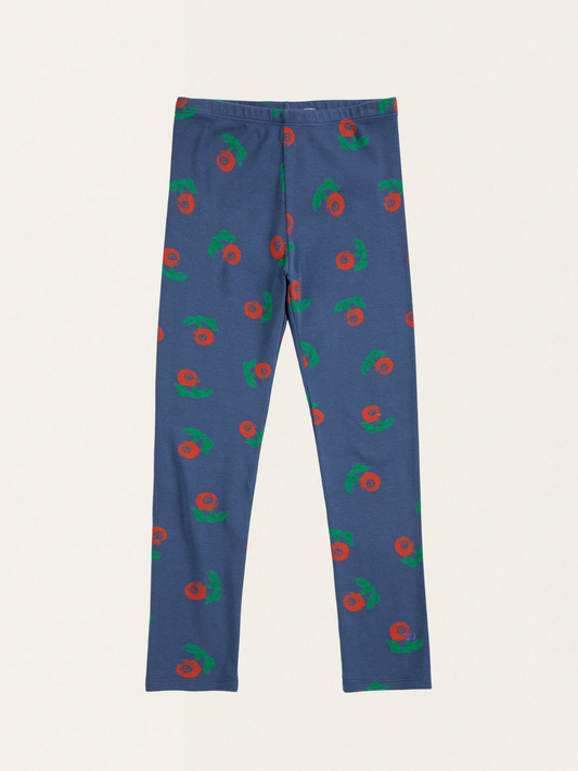 Prążkowane legginsy Kids Stamp Bloom all over