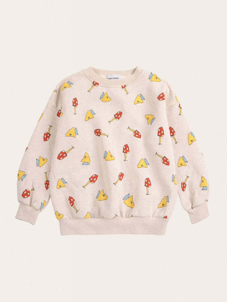 Bawełniana bluza Kids Mush Monster Duo all over