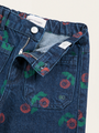 Denimowe spodnie Kids Stamp Bloom all over