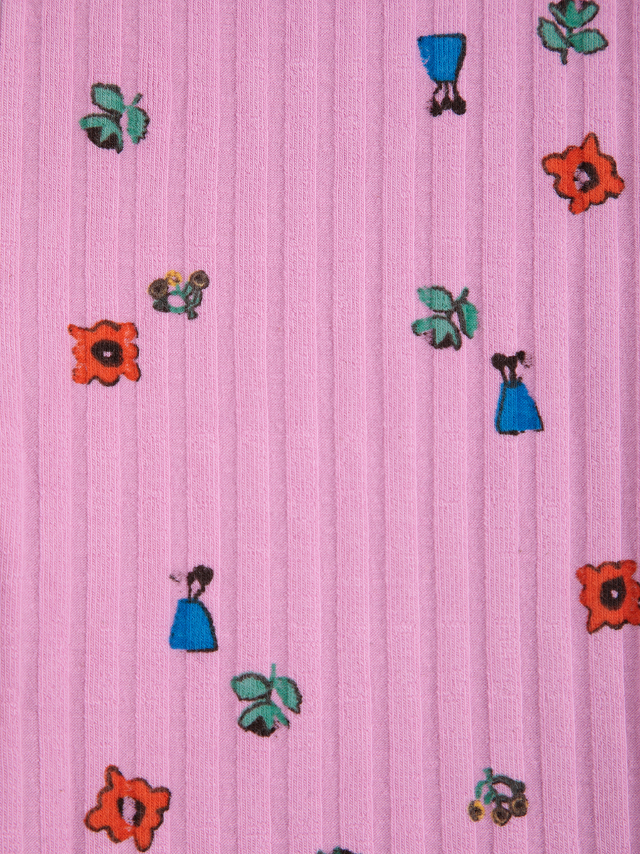 Prążkowane legginsy Kids Blossom all over