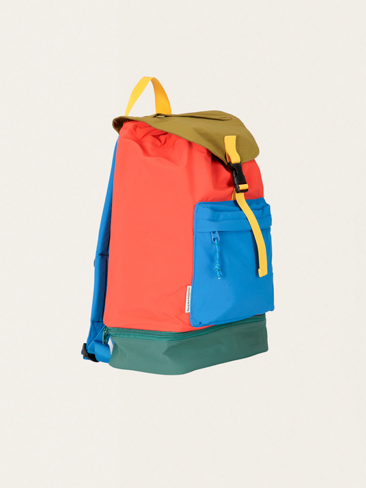 Plecak szkolny Beast Tag color block red