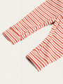 Bawełniane śpioszki Baby Mush Monsters Duo stripes
