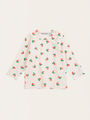 Bawełniany long sleeve Baby Stamp Bloom all over