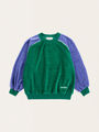 Welurowa bluza Kids Color Block