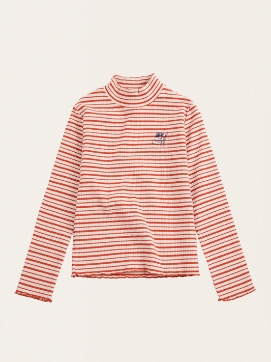 Bawełniany long sleeve Kids Energy Flower Stripes