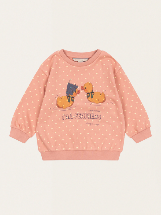 Bawełniana bluza Spotty Coeur Feathers