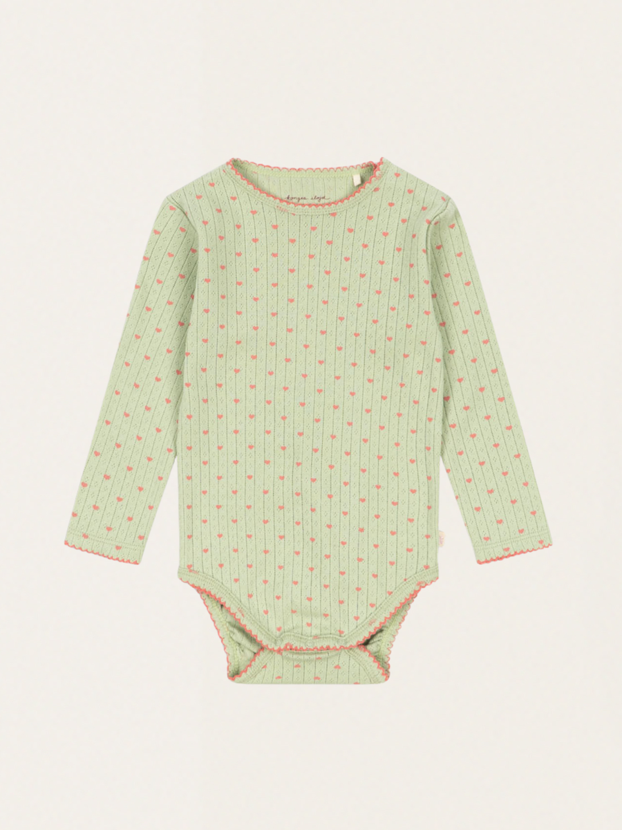 Bawełniane body z długim rękawem Minnie
