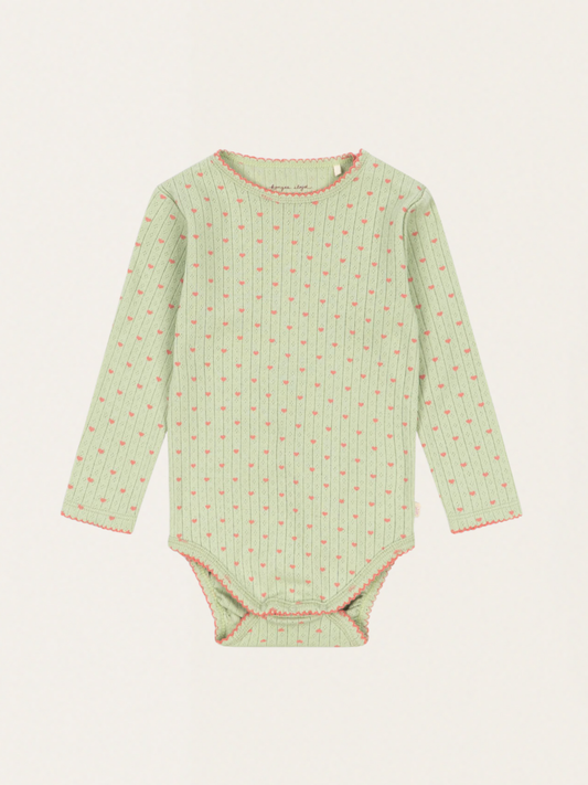 Bawełniane body z długim rękawem Minnie