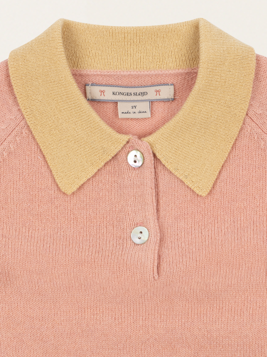 Wełniany sweterek polo Mellow Rose
