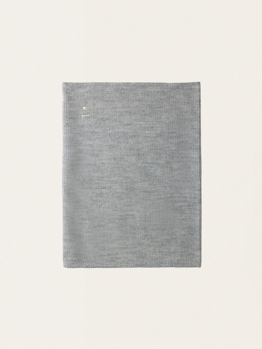 Komin - golfik z wełny merino Endless Scarf Gray Melange