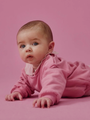 Bluza z bawełny organicznej Baby Bubblegum