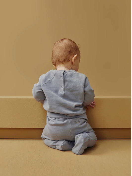 Bluza z bawełny organicznej Baby Crewneck