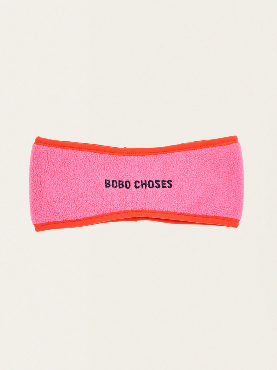 Polarowa opaska na głowę Bobo Choses Pink