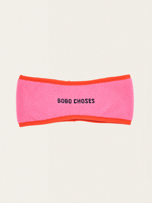 Polarowa opaska na głowę Bobo Choses Pink