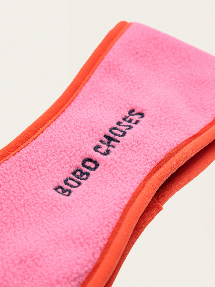 Polarowa opaska na głowę Bobo Choses Pink