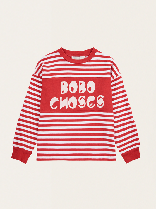 Bawełniany long sleeve Kids Bobo Choses Stripes