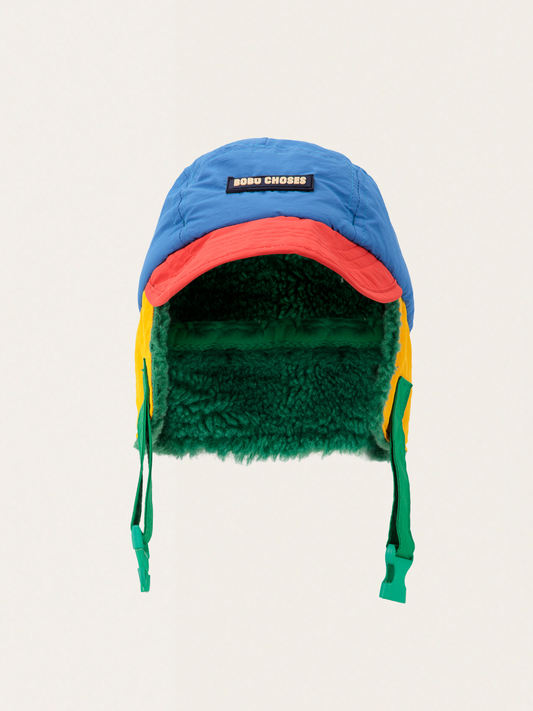 Czapka zimowa Bobo Choses Color Block Blue