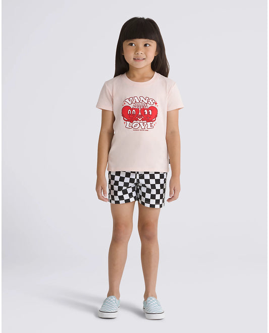 T-shirt Love Heart Crew Chintz Rose