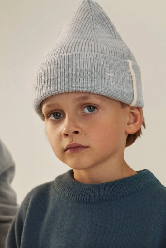 Czapka - beanie z wełny merino