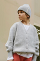 Czapka - beanie z wełny merino Gray Melange