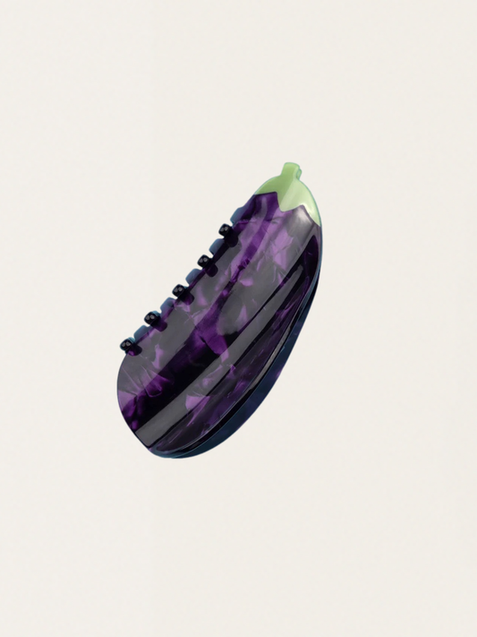 Eggplant Hair Clip
