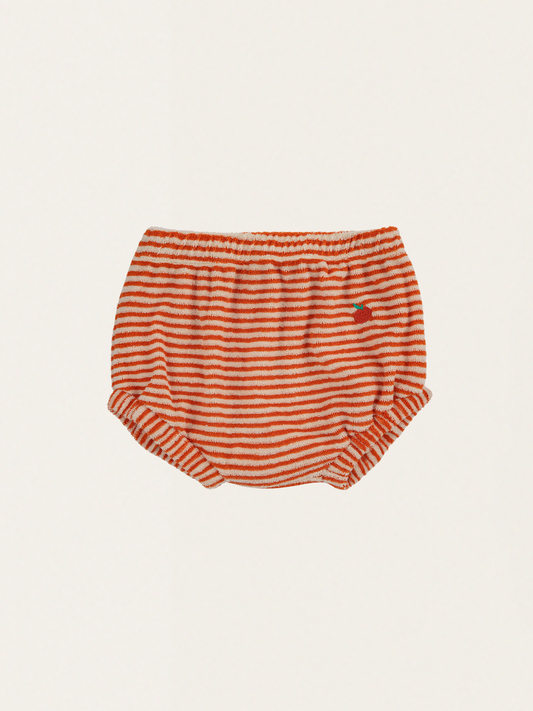 Bloomersy frotte Baby - Orange Stripes