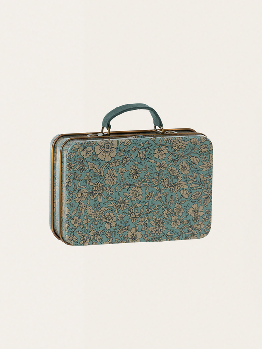 Metalowa walizka na drobiazgi Blossom Blue