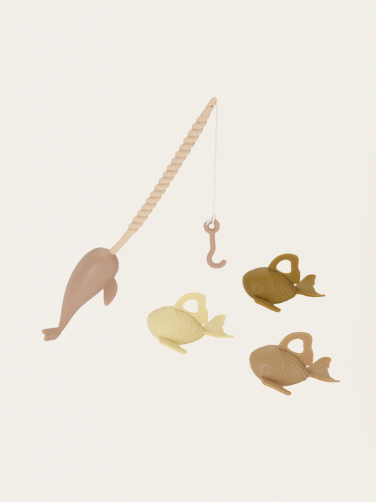 Silikonowy zestaw do wędkowania w kąpieli blush