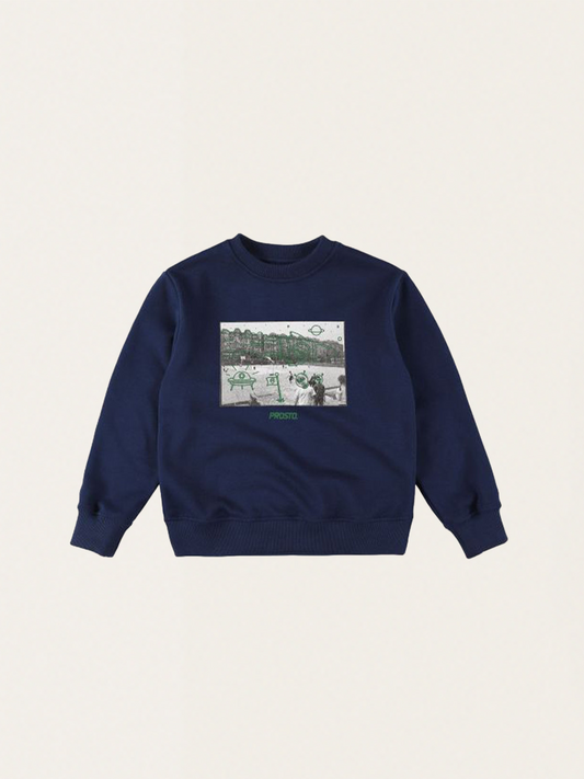 Bluza Crewneck Ufo Dark Blue