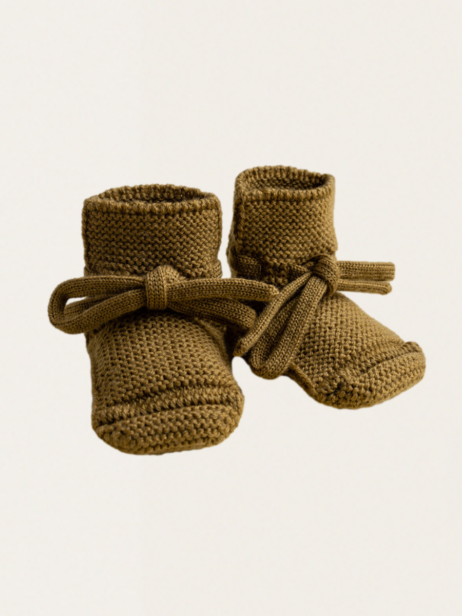 Ciepłe buciki z włoskiej wełny merino