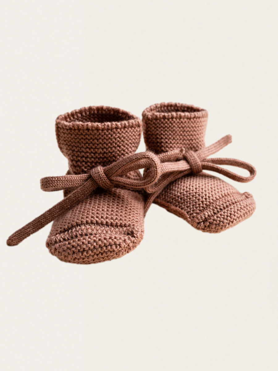 Ciepłe buciki z włoskiej wełny merino