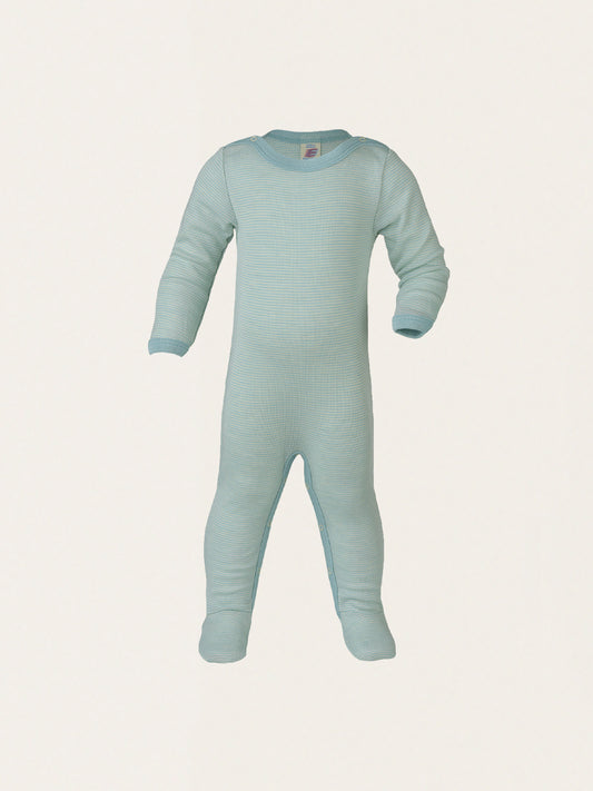 Miękkie śpioszki z wełny i jedwabiu