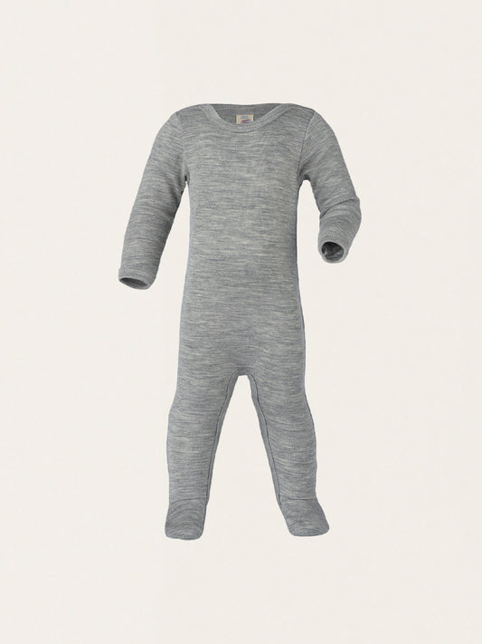 Miękkie śpioszki z wełny i jedwabiu