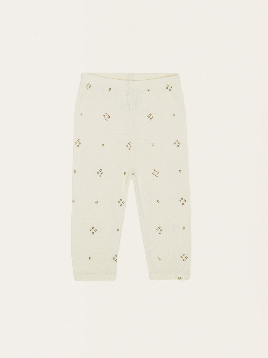 Spodenki z bawełny organicznej New Born Pants camille