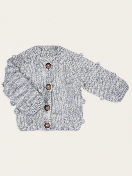 Puchaty Cardigan Popcorn
