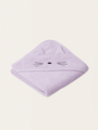 Ręcznik kąpielowy z kapturkiem 70 x 70 cm Cat light lavender