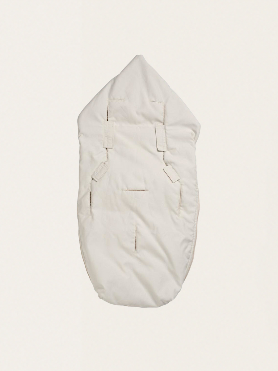 Warmer Autositz-Schlafsack, cremeweiß – Kokosek