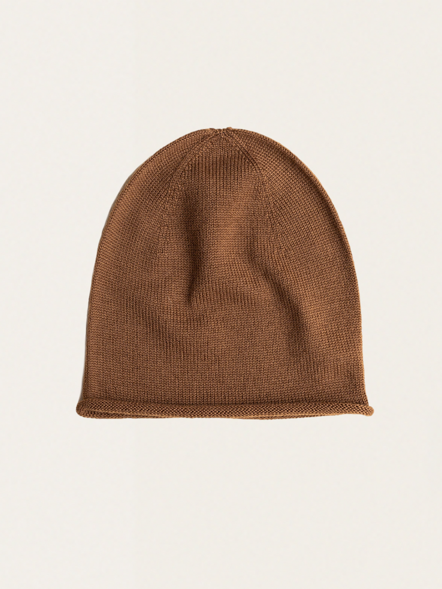 Czapka typu beanie z włoskiej wełny merino Efa