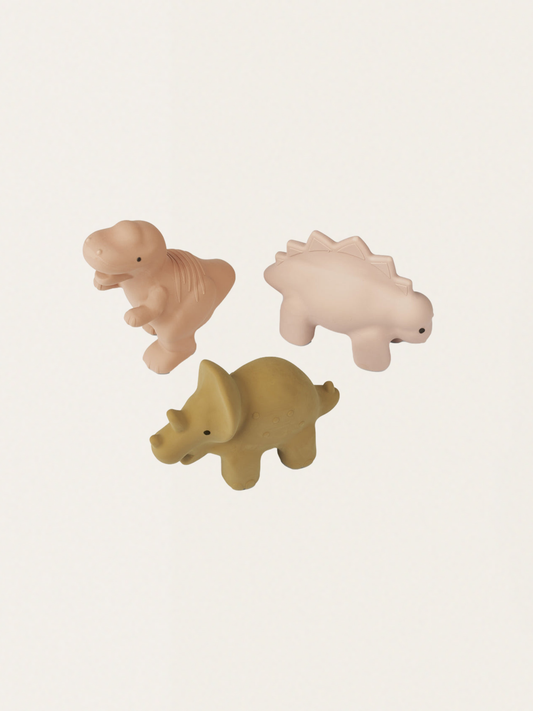 Kauczukowe dinozaury do kąpieli