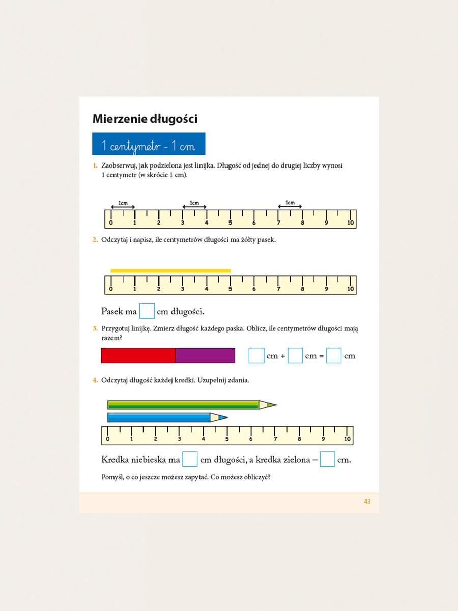 Pierwszy elementarz. Edukacja matematyczna