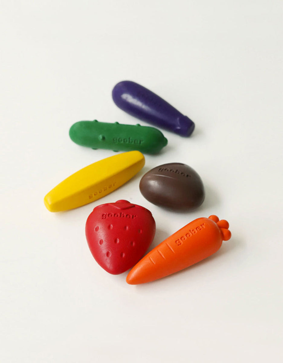 Zestaw kredek w kształcie owoców i warzyw Farm Crayon