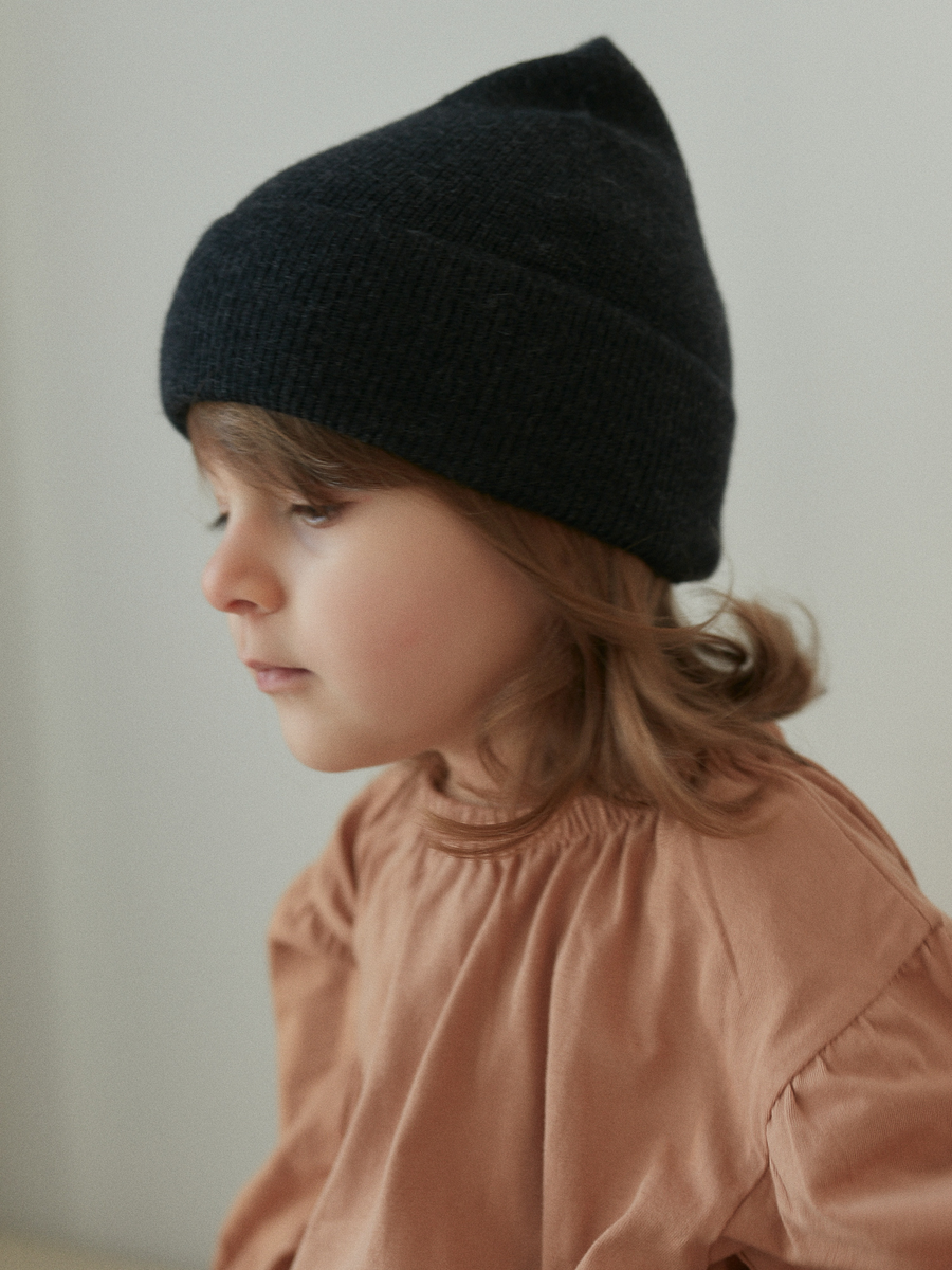 Czapka typu beanie z wełny merino 'Fine'