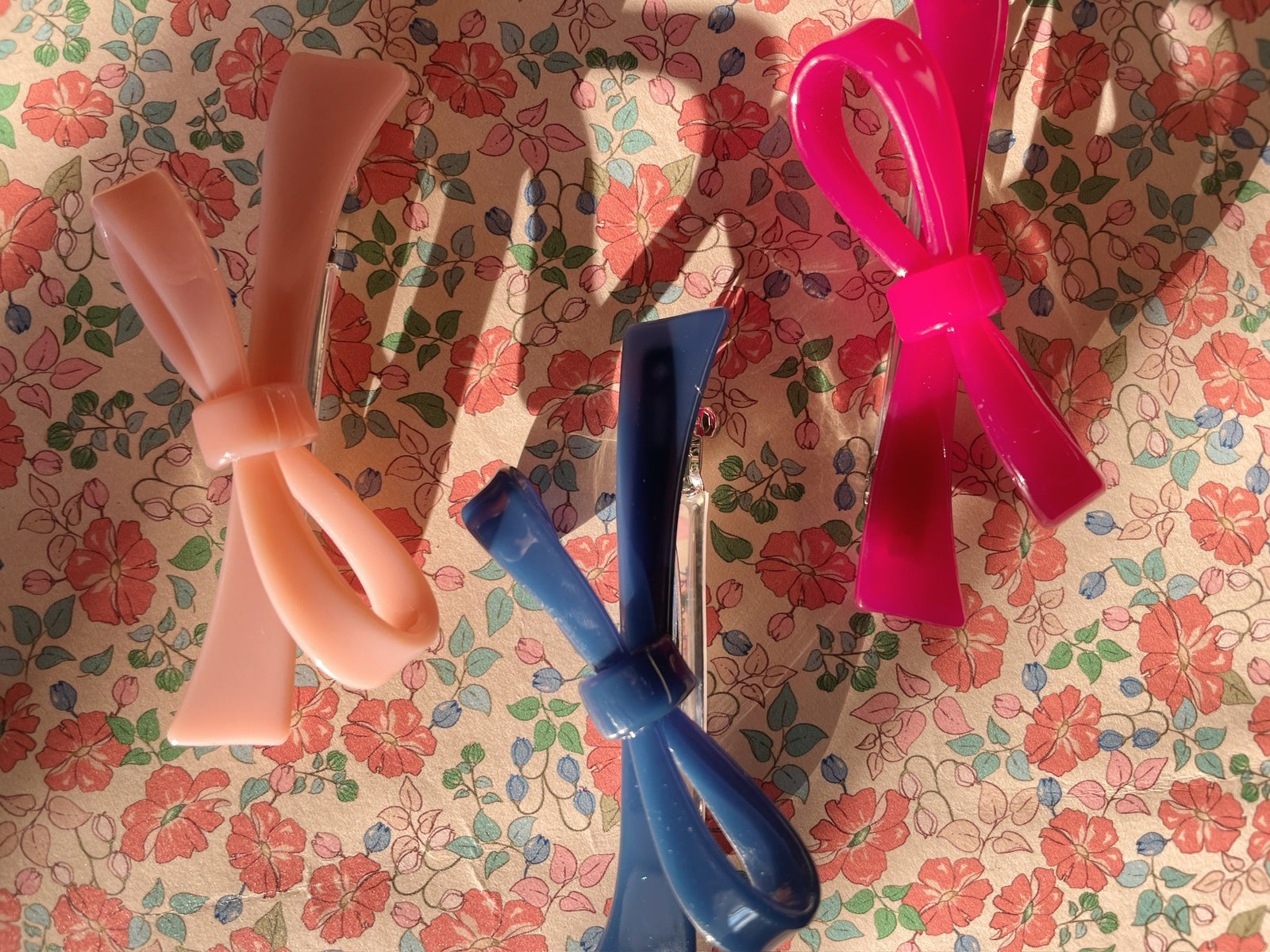 Spinka do włosów Kokarda Belma Sangria