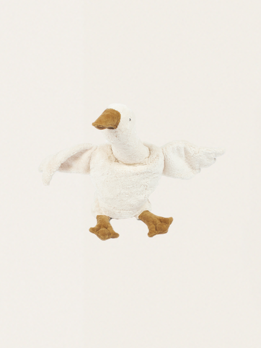 Ekologiczna przytulanka / termofor - biała gąska